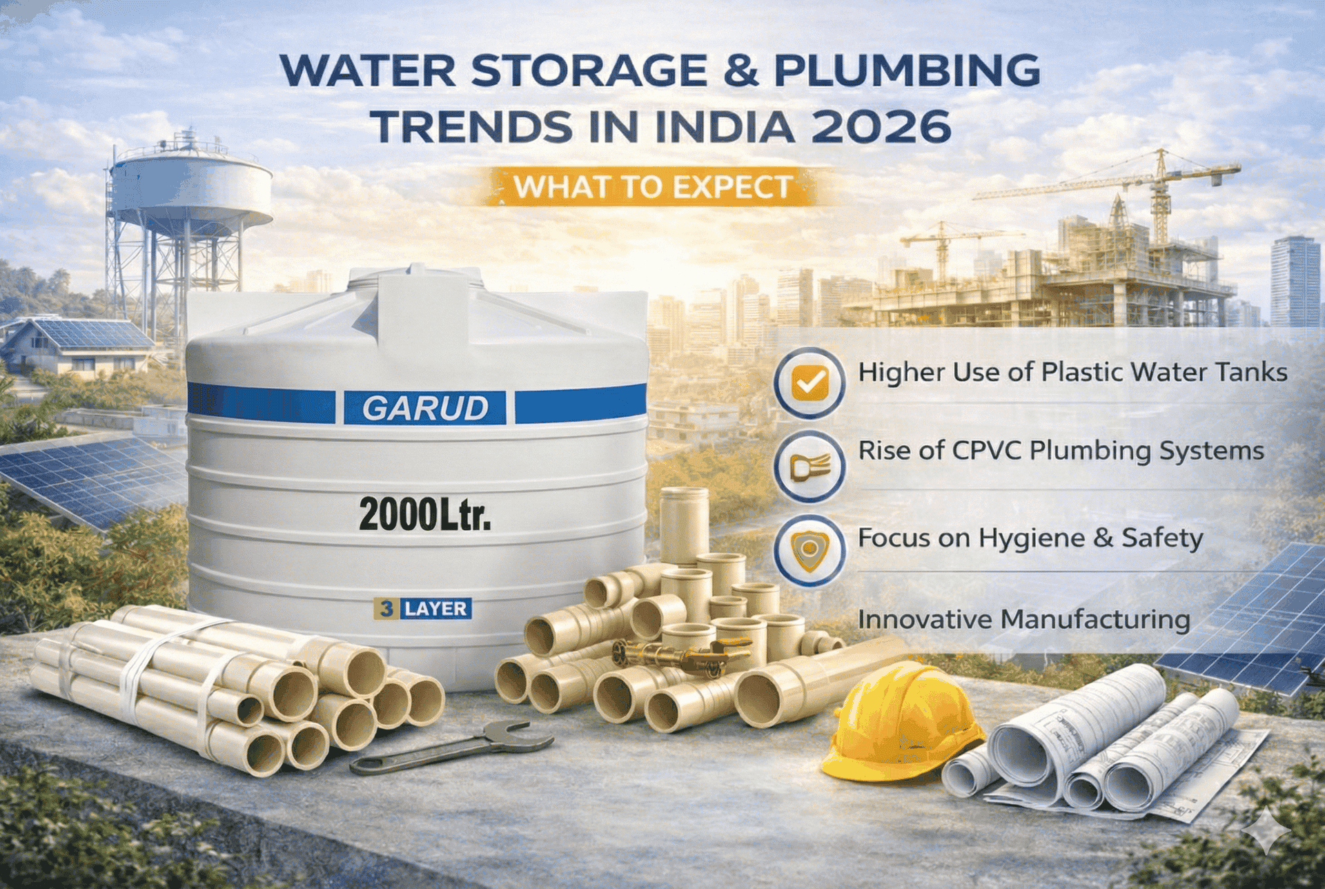 Water Storage and Plumbing Industry Trends in India: What to Expect in 2026