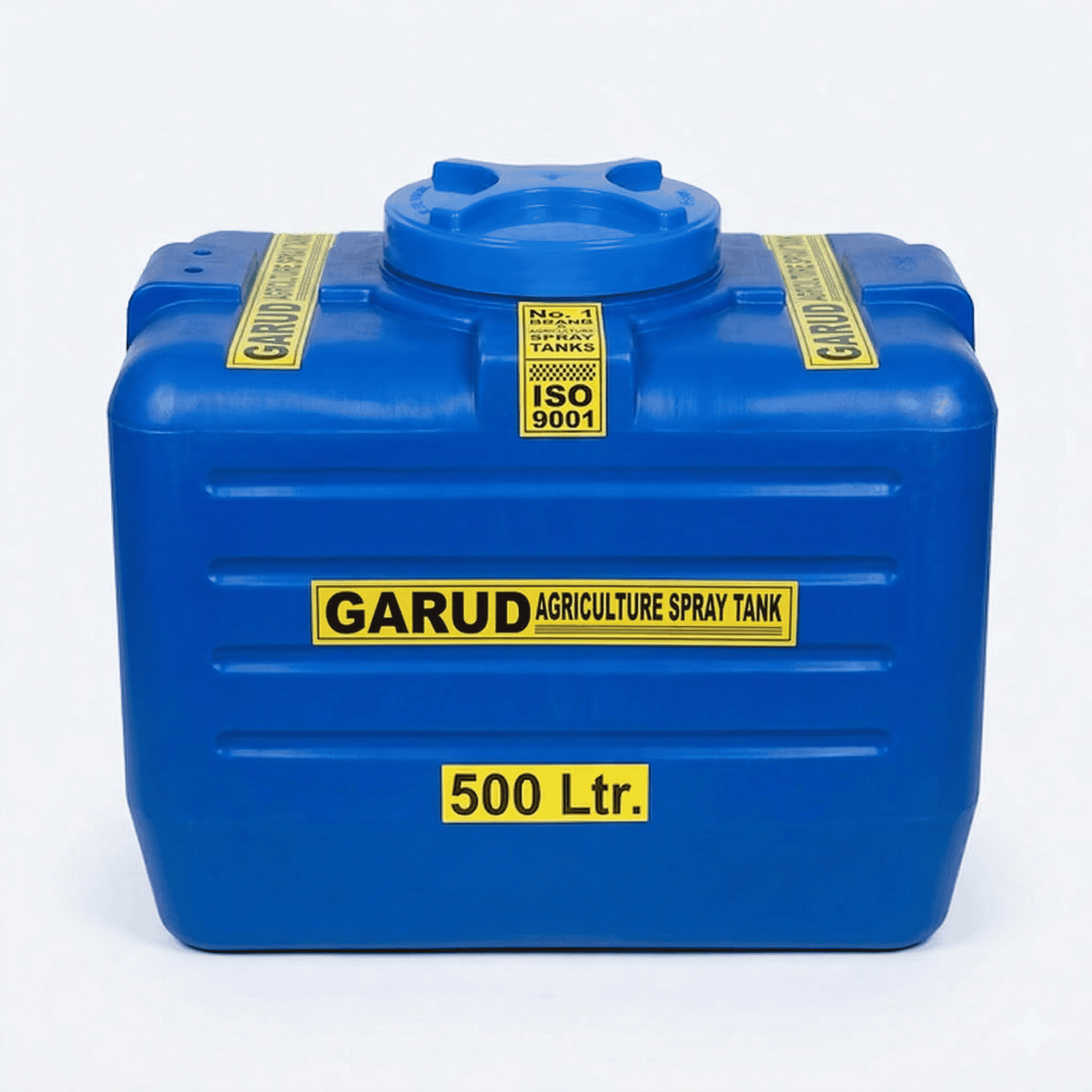 Rectangular Agriculture Sprayer Tank – Compact Body Design in blue color - Image 4