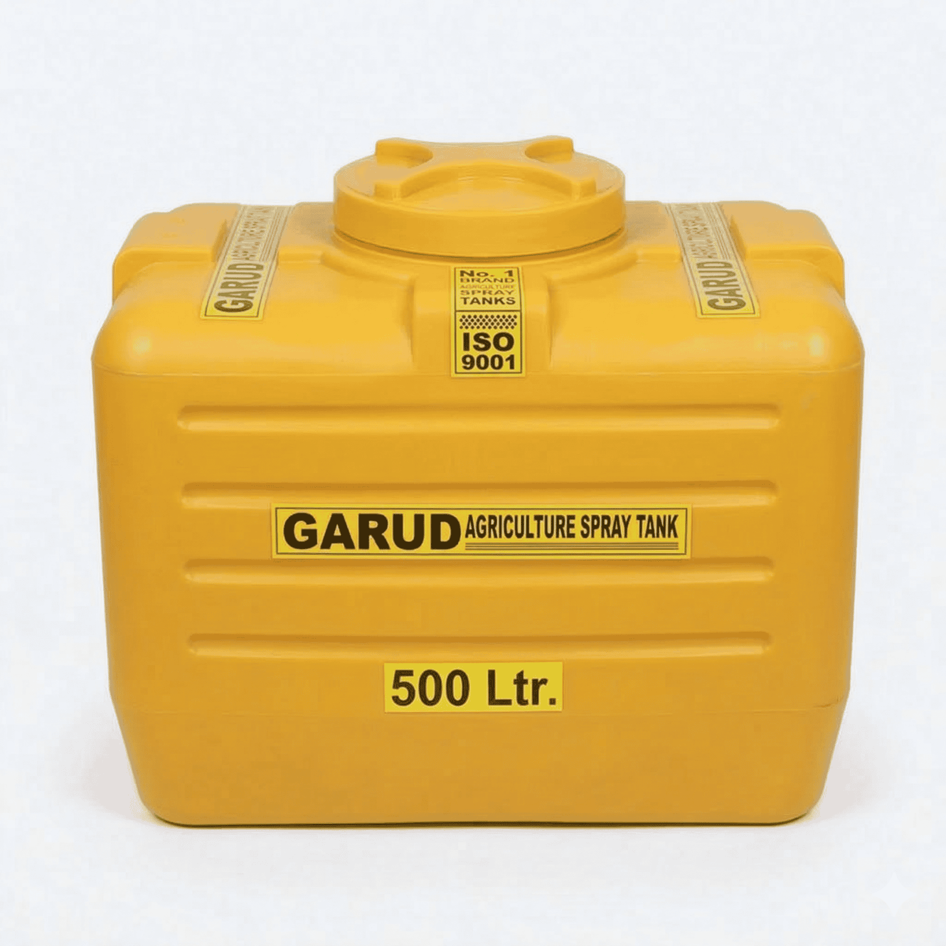 Rectangular Agriculture Sprayer Tank – Compact Body Design in yellow color - Image 6