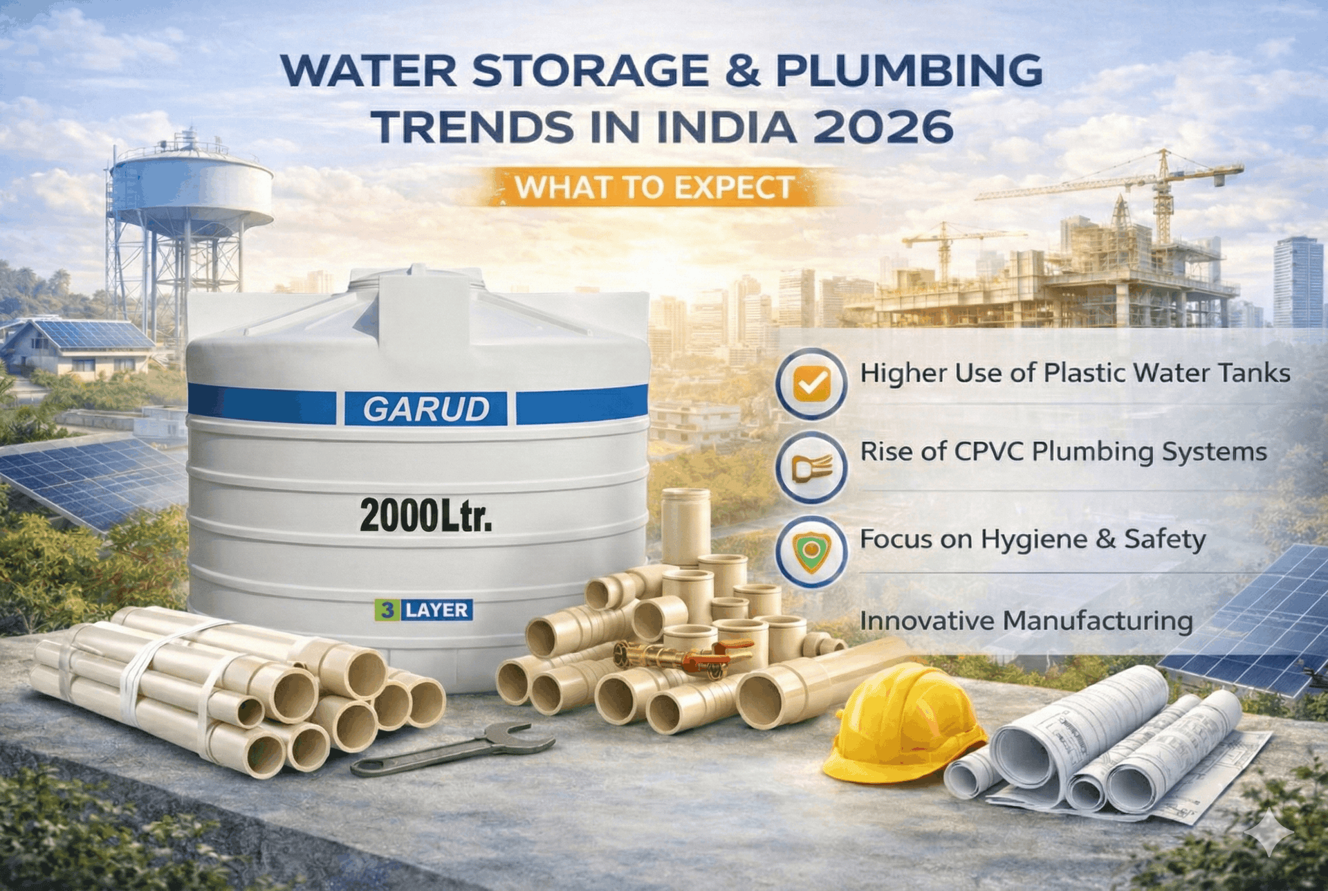 Water Storage and Plumbing Industry Trends in India: What to Expect in 2026