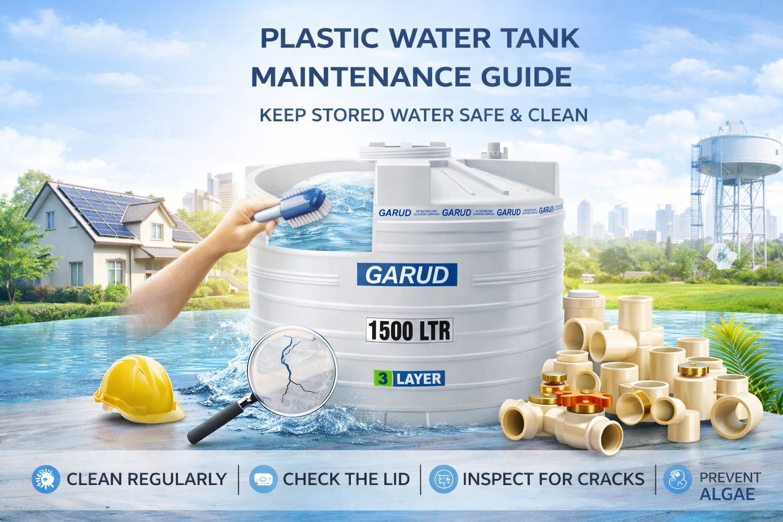 Water Tank Maintenance Guide: Keep Your Stored Water Safe & Clean