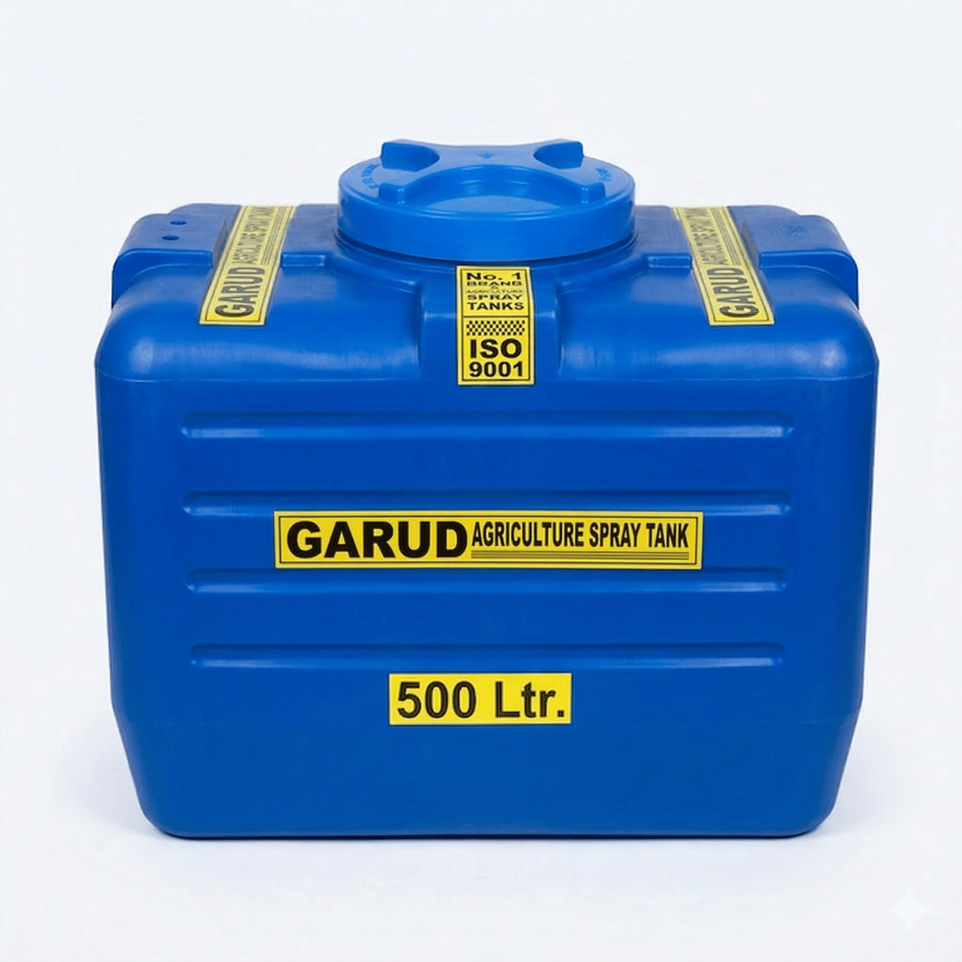 Rectangular Agriculture Sprayer Tank – Compact Body Design in blue color - Image 4